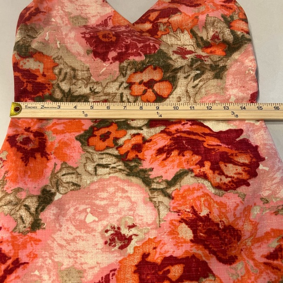 Talbots Sleeveless‎ Multi Color Floral Dress Sz 2 - Picture 11 of 13